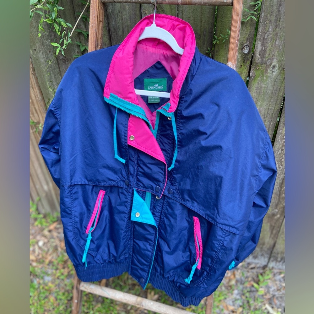 Vintage Cabin Creek Windbreaker Jacket.